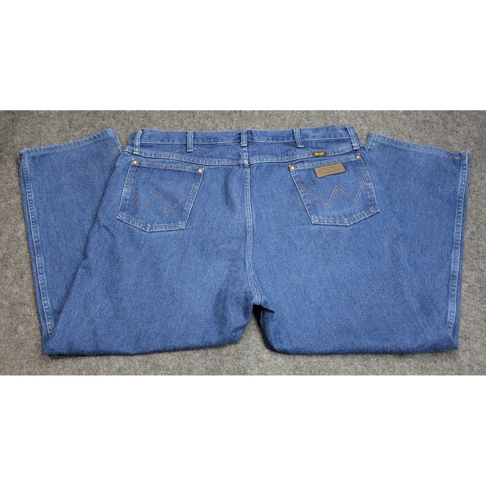 Wrangler Jeans Mens 42x30 Blue Y2k Western Cowboy Rodeo Rancher Outdoor Work